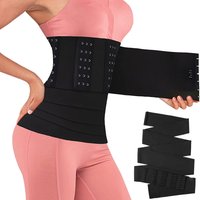 Boucle enveloppement de pansement réglable taille formateur ventre minceur ceinture soutien lombaire Corset entraînement ventre tondeuse gaine Shapewear