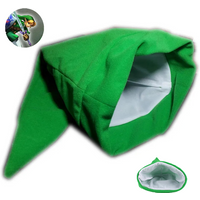 Game Anime Legends Of Zeldas Cosplay Hat Link Cosplay Green Plush Hat Christmas Gift Party