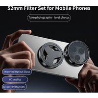 52mm CPL Polarizer Filter Magnetic Holder For iPhone 17 16 15 14 Pro Max Plus Andriod Smartphone for Vlogging Filter bracket