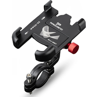 AliExpress NONE Bicycle Motorcycle Phone Holder Aluminum Handlebar Bike Phone Mount Adjustable Non-Slip for iPhone 13 12 11 Samsung S22 S21