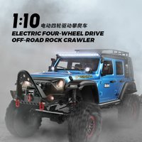 WLtoys 1:10 104010 Electric Remote Control Car 4x4 Off-Road Climbing Vehicle Upgraded With Optional Electric Winch For Boys Gift
