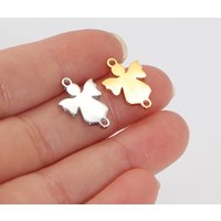 5pcs/lot 12*16mm Mirror Polished Stainless Steel Angel Charm Connector Making DIY Jewelry Handmade Accessories