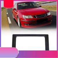 Car Stereo Radio Fascia Dash Panel 2 Din Frame Trim Kit For SAAB 9-3 2007-2011-Y79A