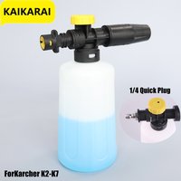 750ML Snow Foam Lance For Karcher K2-K7 Car Pressure Washers Soap Foam Generator With Adjustable Sprayer Nozzle