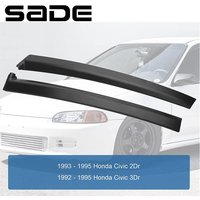 Lewa prawa przednia szyba A-Pillar Trim Molding Door Garnish Trim Pillar Panel dla 1992-1995 Honda Civic 2Dr 3Dr 72430-SR3-003
