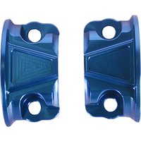 Perch Clamp Motorcycle Black Handlebar Brake Clutch Master Cylinder Mirror Clamp Cap Mount Bracket for Dyna Softail 2008-2023