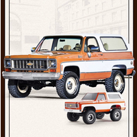 FMS Rc Crawler Car 1 To 24 Scale Chevrolet K5 Blazer Retro Simulated Pickup Truck Model Off Road Climbing For Adult Hobbyists