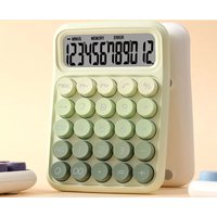 Gradation Candy Portable Calculators Large Display Mechanical Dot Keyboard Back To School Supplies Students/Finance Stationery