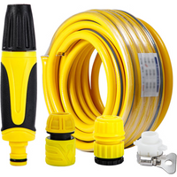 360° Rotatable High-Pressure Water Gun Adjustable Multi-Spray Nozzle with Hose Kit for Garden Watering Car Wash Balcony Cleaning