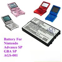 Cameron Sino 900mAh Battery AGS-003, SAM-SPRBP for Nintendo Advance SP, AGS-001, GBA SP