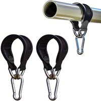 2pcs 10Inch Multifunctional Anti-Slip Safety Belt Fitness Ring Horizontal Bar Double-Layer Belt Sandbag Swing Connection Belt