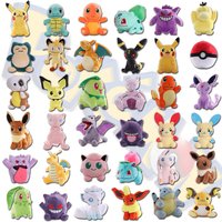 15-25CM Pokémon Plush Toy Pikachue Gengar Raichu Squirtle Eevee Charmander Bulbasaur Mewtwo Children's Birthday Christmas Gifts