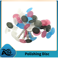 20pcs Dental Composite Finishing Polishing Disc Stem Discs + 1pcs Mandrel Dental Polishing Disc Dentist Materials