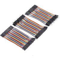 2.54mm Dupont Line 10cm 40Pin Male To Male + Female to Male + Female to Female Jumper Wire Dupont Cable DIY KIT
