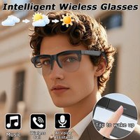 F02 Photosensitive Color Change Smart Glasses Bluetooth Voice Calls Control Music UV Polarized Sunglasses Headphone Smartglasses
