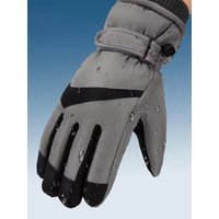 AliExpress NONE Winter Motorcycle Riding Gloves for Unisex Outdoor Skiing Waterproof Plush Thick Gloves Touch Screen Mountaineering Equipment