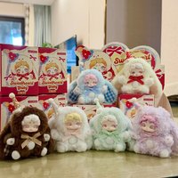 100% Genuine Lucky Deer Nai Sweetheart Baby Vinyl Blind Box Keychain Cute Bag Charmdesktop Ornament Surprise Box For Kids Gift