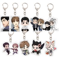 Anime Keychain JINX BL Yaoi Manhwa Acrylic Standee Key chain Collectible Gift Desk Decor