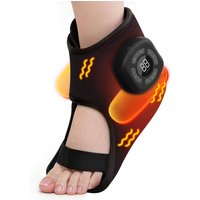 Wireless Electric Foot Massager Air Compression Vibration Massage Ankle Brace for Muscle Relaxation Home Use Heating Pad