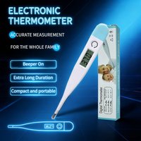 Thermometer for Adults, Digital Oral Thermometer for Fever, Basal Thermometer with 15 Seconds Fast Reading