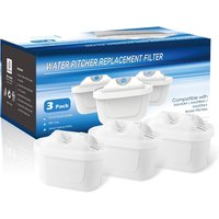 Water Filter for Jug Compatible with Brita Maxtra+ Water Filter Jug, Replacement Water Filter Cartridges Reduce Limescale