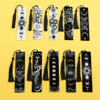 1pcs/2pcs Tree of Life Moon Tarot Element Patter Acrylic Bookmarks Student Learning Supplies Stationery Gifts Decor Gifts