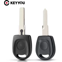 KEYYOU Car Transponder Key ID48 Chip for VW for Volkswagen B5 Passat SKoda SEAT Key Shell Case HU66 Blade Remote Replacement Fob