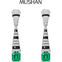 MuShan Jewelry 925 Sterling Silver Earring HCD Diamond High Carbon Diamond Luxury 925 Sterling Silver Stud Accessories