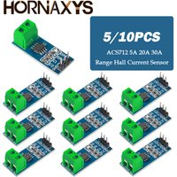 5/10Pcs ACS712 5A 20A 30A Range Hall Current Sensor Module ACS712 Sensors Module For Arduino DIY Electronic Kit