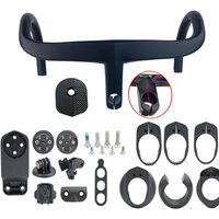 AliExpress PLATT-P Road bike Full Internal Wiring Integrated Carbon Handlebar 28.6mm bike Carbon Handlebars with Comput Holder
