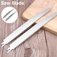 2pcs S1122C Reciprocating Saw Blades for Cutting Bone Meat Wood Blade 9 inch 5 TPI Reciprocating Stainless Steel Saw Blade
