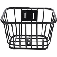 Bike Basket Front Detachable Iron Basket Handlebar Cycling Storage Sturdy Bicycle Container Scooter Decor