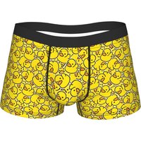 Yellow Classic Rubber Duck Boxer Shorts 3D Pouch Underwear High Quality Design Boxer Brief Funny Men Underpants Plus Size