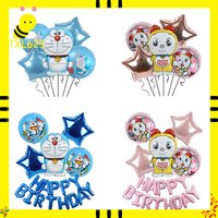 Doraemon Dorami Birthday Balloon Sets Cartoon Anime Aluminum Film Balloons Party Decoration Photography Props Toy Gift 2026 Hot
