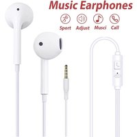 3.5mm Wired Headphone Noise Reduction In Ear Headset Wired Earphones With Microphone Sports Music Stereo Earbuds For Oppo Huawei