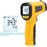 TS380 Infrared Non-Contact Thermometer Handheld Industrial High-Precision Electronic Temperature Gauge TS600
