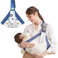 Baby Sling Carrier Newborn to Toddler Adjustable One-Shoulder Design with Hip Seat Support Labor-Saving Baby Wraps Carrier