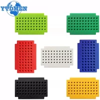 7PCS ZY-25/55 ZY25 Mini Solderless Breadboard PCB Board Test Board ZY-55 Solder Free 7 Colours for Arduino