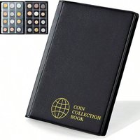 120 Pockets Coin Collection Book Coin Collection Holder Album Commemorative Coin Organizer Storage Photo Album Home Decoration
