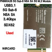 FN990A28 5G Sub-6 NSA SA M.2 5G Card USB3.1 5G Module 3.4Gbps LTE 4G For Laptop PC 5G CPE