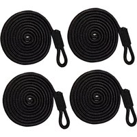 4Pcs Boat Fender Lines Wear Resistant Fray Resistant 6ft Mooring Dock Lines Boat Accessories for Pontoon Docking Small Boats