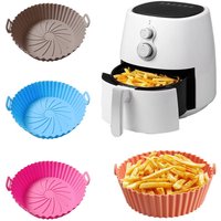 1PC Baking Basket For Air Fryer Silicone Pot AirFryer Accessories Replacement Liners