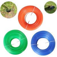 Replacement 1.6mm x 100m Strimmer Line for Garden Grass Strimmers Electric Brushcutter Nylon Cord Weed Trimmer String Wire Line