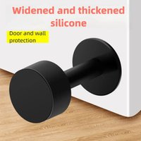 Heavy-Duty Self-Adhesive Rubber Door Stopper – No-Drill Floor Protector & Door Stop for Home & Office