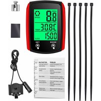 AliExpress Wired Bike Computer LED Digital Bicycle Speedometer Odometer Touchscreen Cycle Computer Waterproof with Backlight