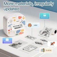 DOLEWA D2 Doodle Portable Printer Thermal Paper Label Sticker Paper Wireless Label Maker Printer for DIY Photo Printing