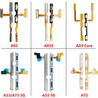 For Samsung A06 A02 A02S A32 A52 A72 A03s A03 Core A13 A22 A33 A53 A73 4G 5G Power on/off Volume Key Button Flex Cable Ribbon