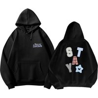 Sweat-shirts STAY In Our Little House, mode Kpop, impression de lettres identiques à celles des stars, sweat-shirt en coton épais de haute qualité