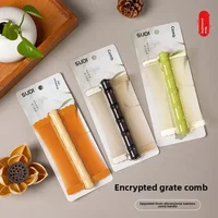 Plastic Bamboo Node Comb Double Sided Ultra Dense Tooth Comb for Lice Removal Practical Tool for Pets And Children