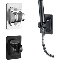 1PC ABS Shower Bracket Base Strong Universal Adhesive Waterproof Adjustable Shower Head Holder Bathroom Shower Head Support
